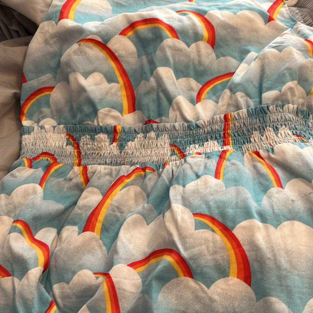 Rainbow lightweight ModCloth dress. - Picture 4 of 4
